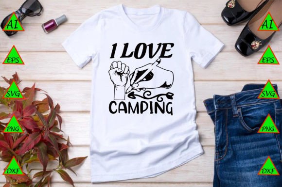I Love Camping: Freebies & Graphics Review