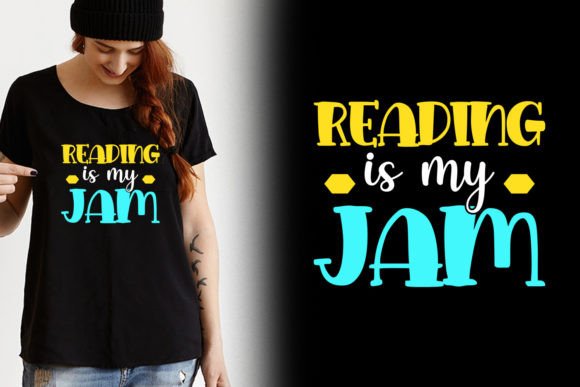 Reading is My Jam Graphics for Crafts