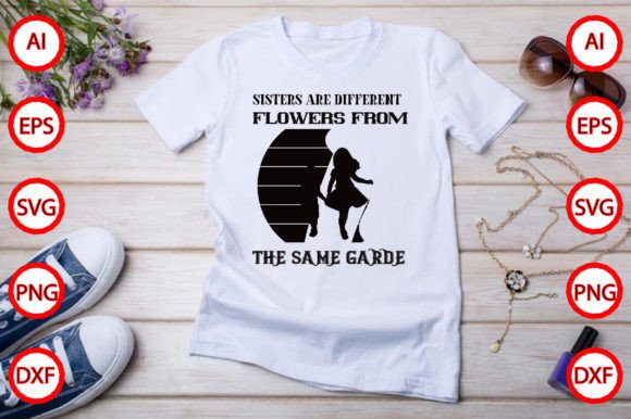 Sisters Are Different Flowers: Free Graphics