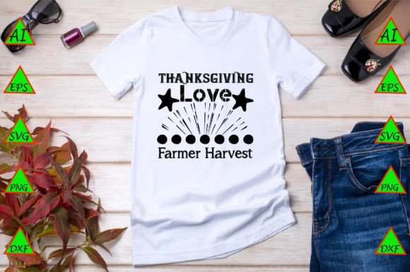 Thanksgiving Love Farmer Harvest Graphics Freebies